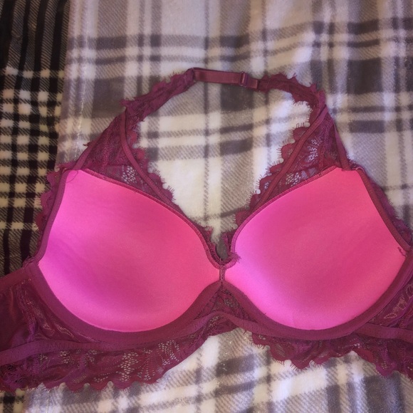 PINK Halter Bralette - Picture 5 of 7